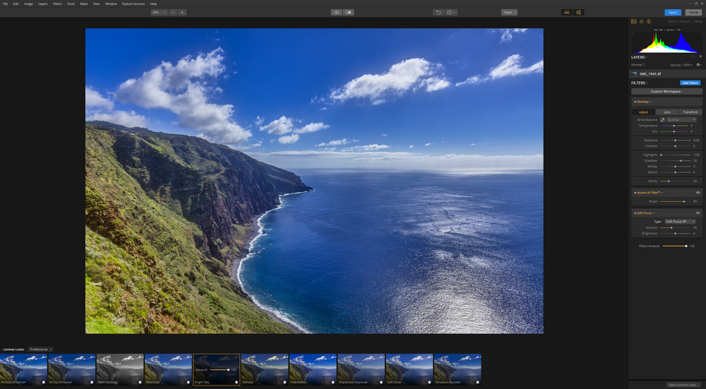 free copy of luminar flex.