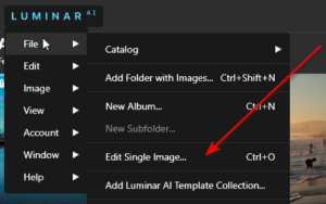 Lightroom processing without import?