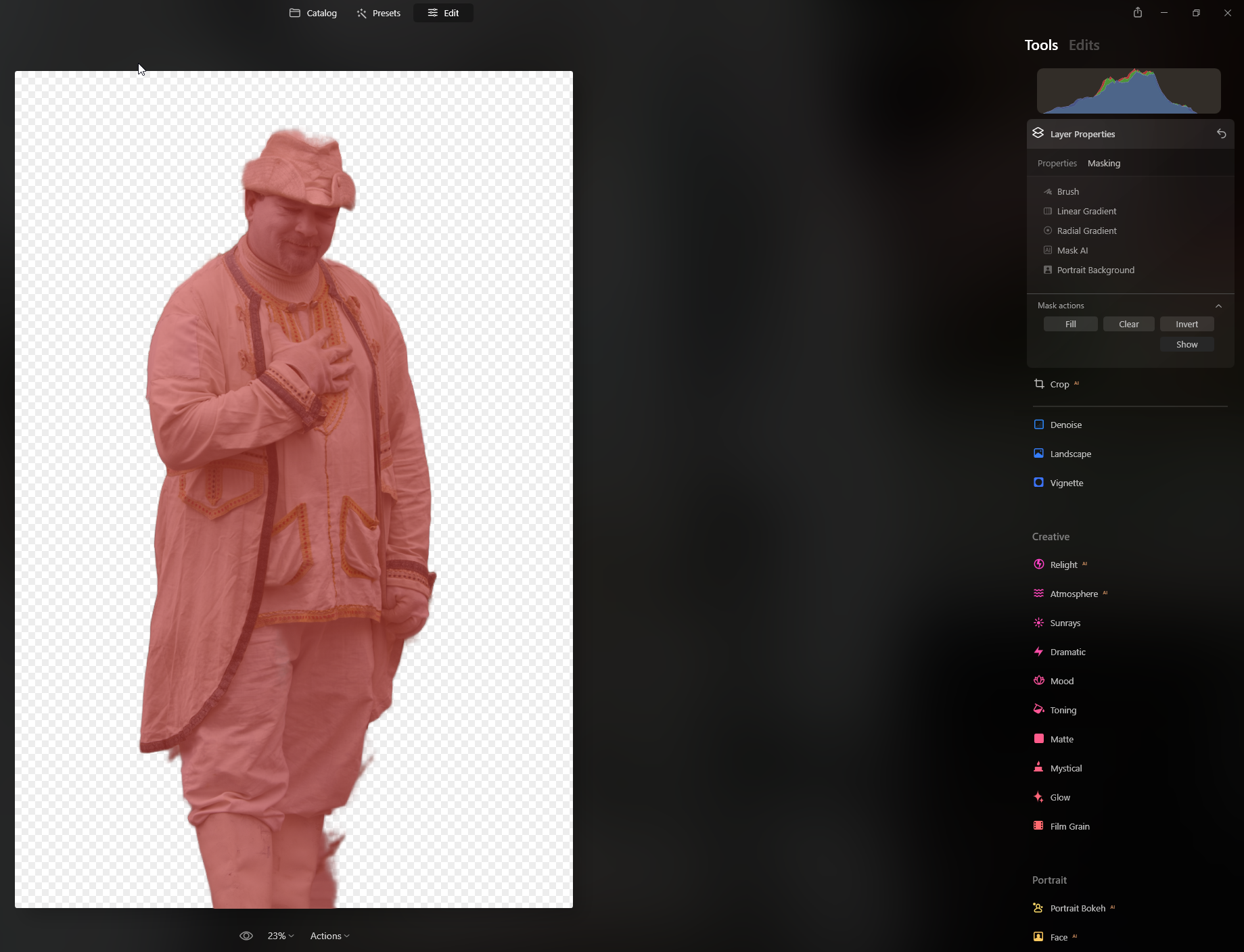 Luminar 1.1 with background removal function for portraits released